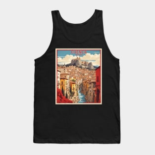 Cuenca Spain Travel Tourism Retro Vintage Tank Top